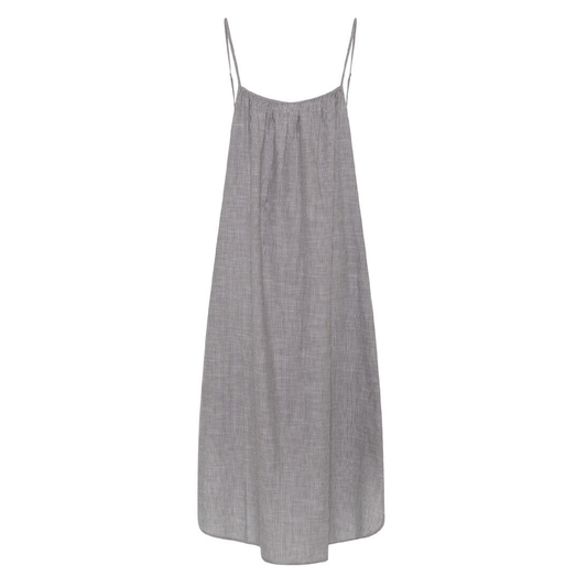 Vancouver Dress, Brown Stripe