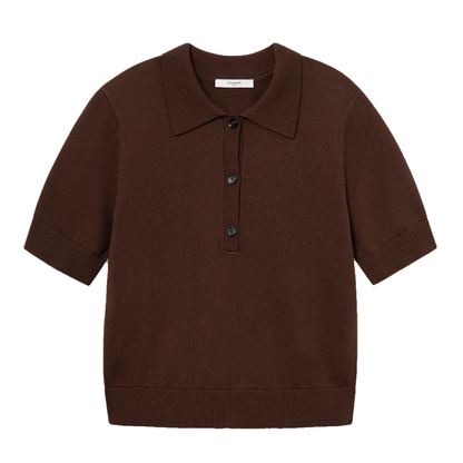 Violette Top, Chestnut