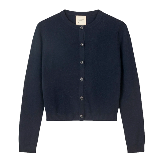 Women's O-Cardigan, Navy