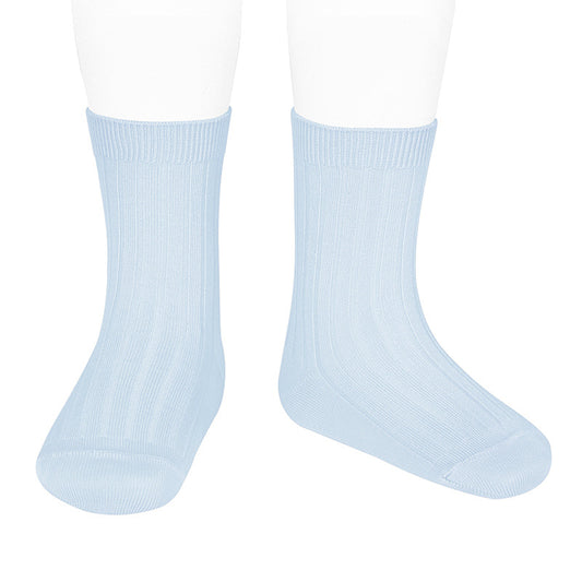 Ankle socks Rib, French Blue