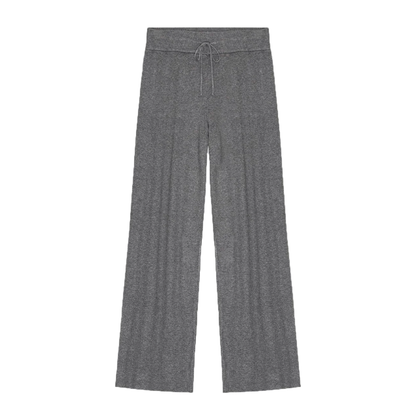 Hali Knit Pants, Grey Melange