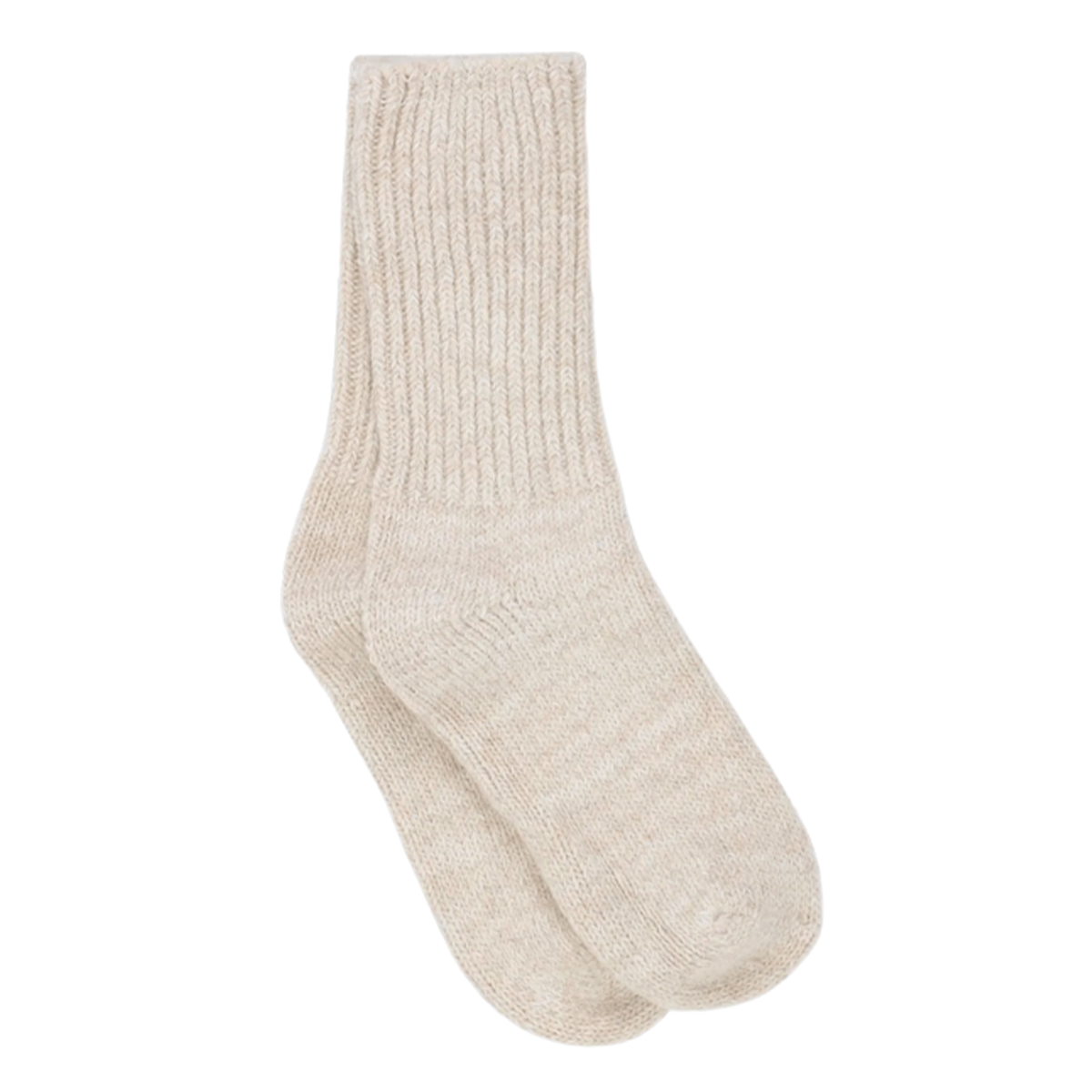 Boyfriend Socks, Oatmeal Melange