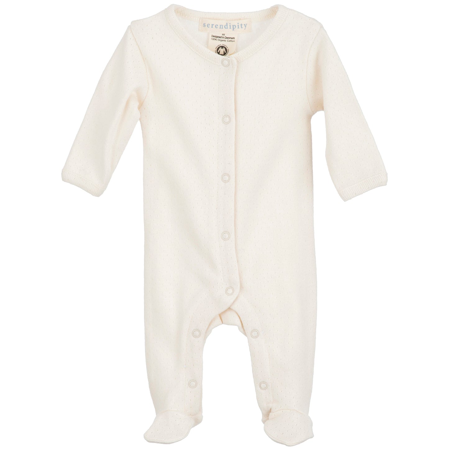 Newborn Onesie, Pointelle Offwhite