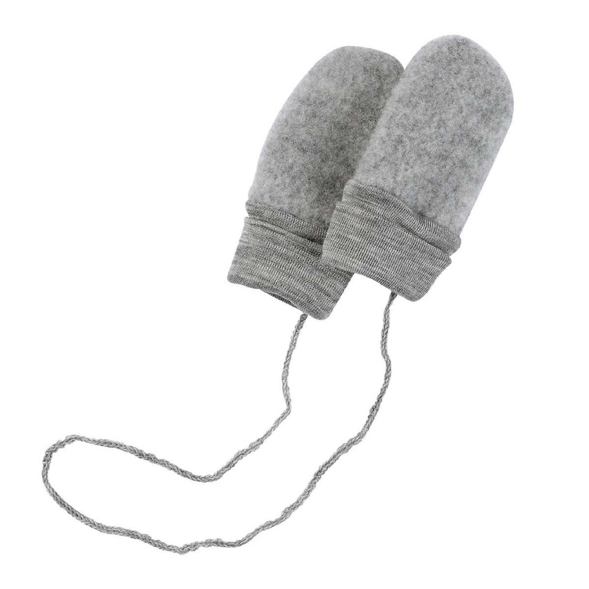Baby Luffer I Merino Uld, Grå