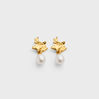 Oda Earrings, Gold Plated