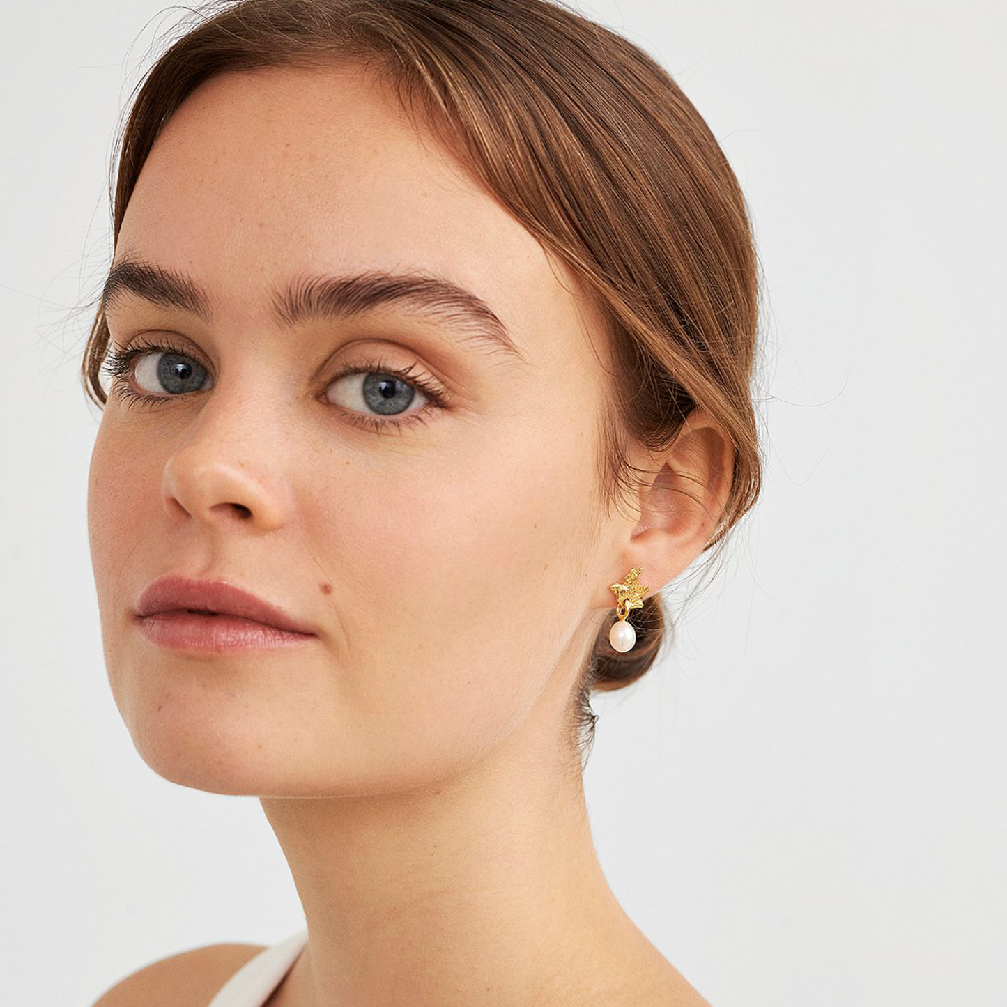 Oda Earrings, Gold Plated