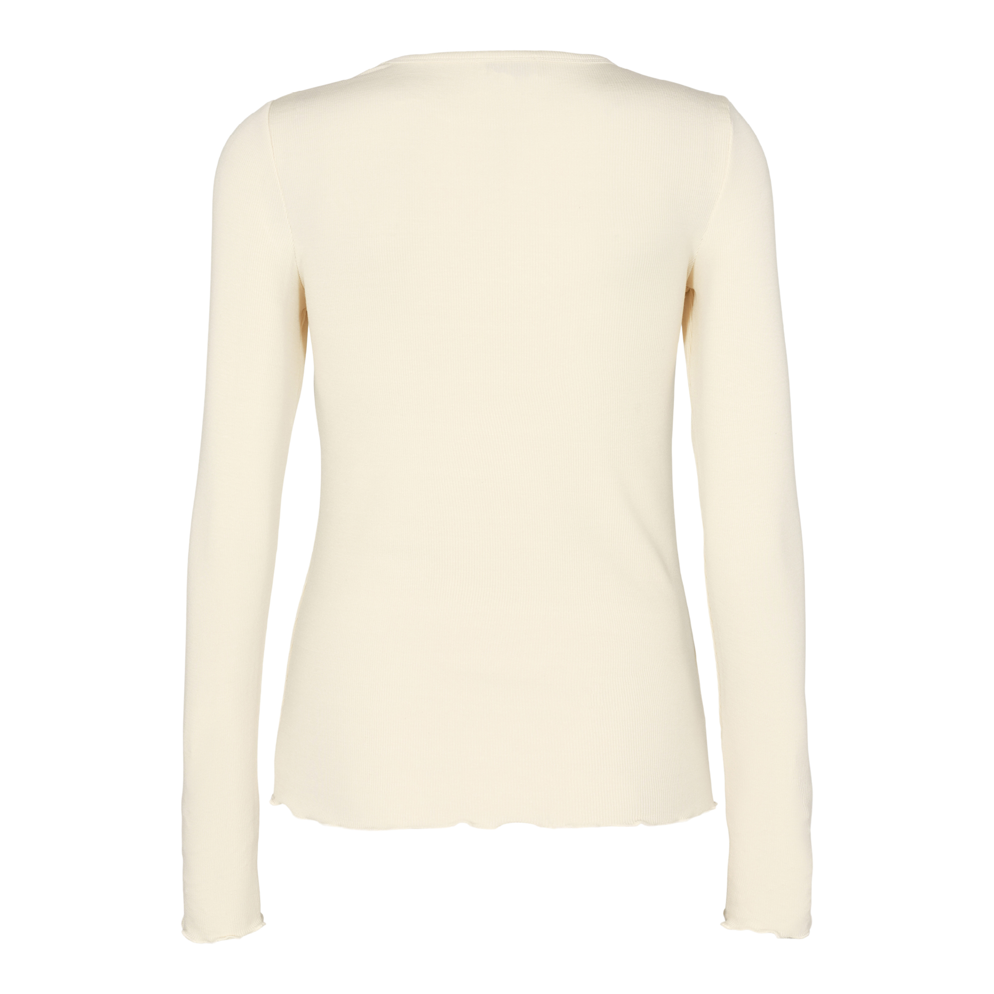Ika 4 Langærmet Bluse, Creme