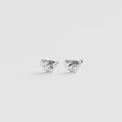 Nebula Earrings, Silver