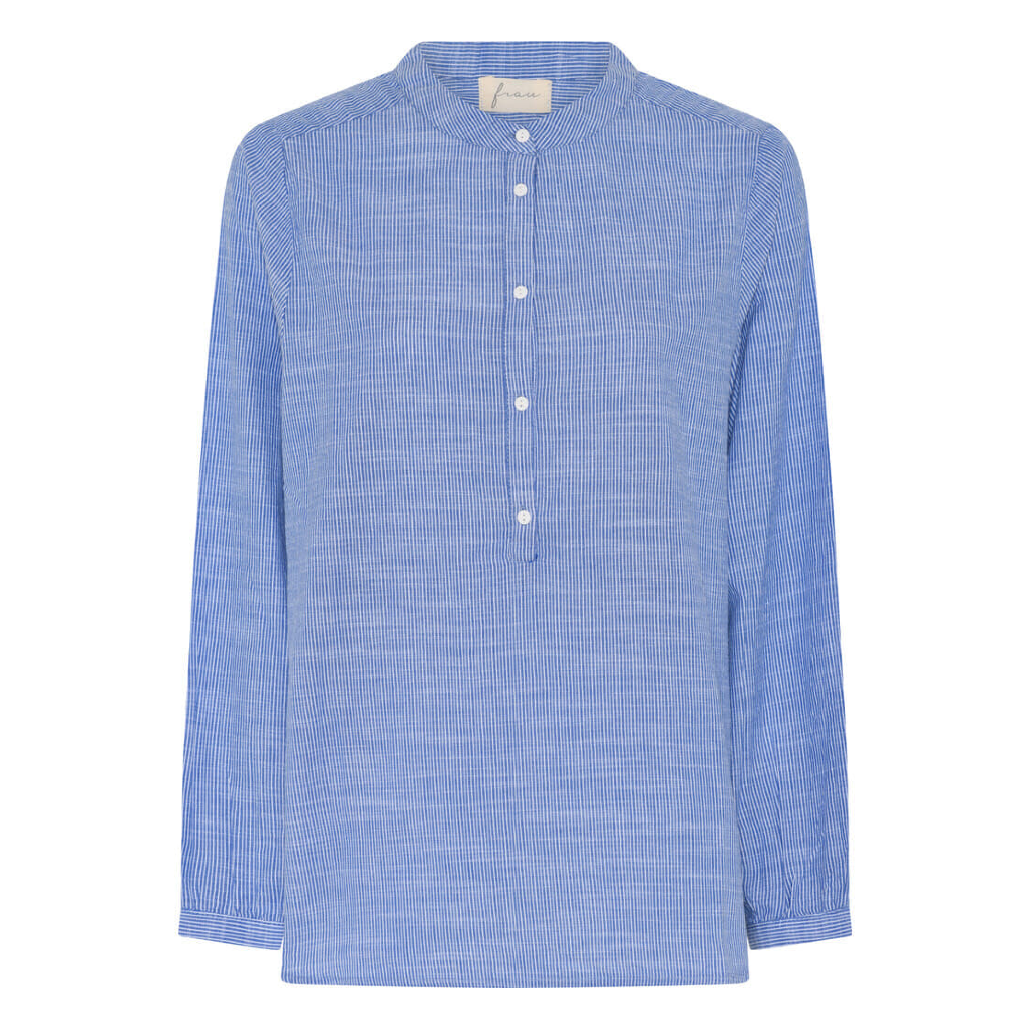 Madrid Skjorte, Medium Blue Stripe
