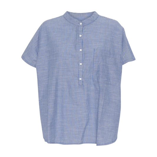 Colombo Top, Blue Stripe