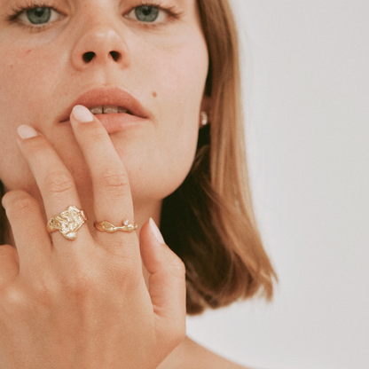 Elin Ring, Gold Plated