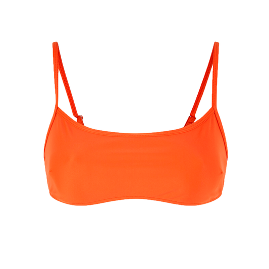 Leah Bikini top, Vermillion Orange