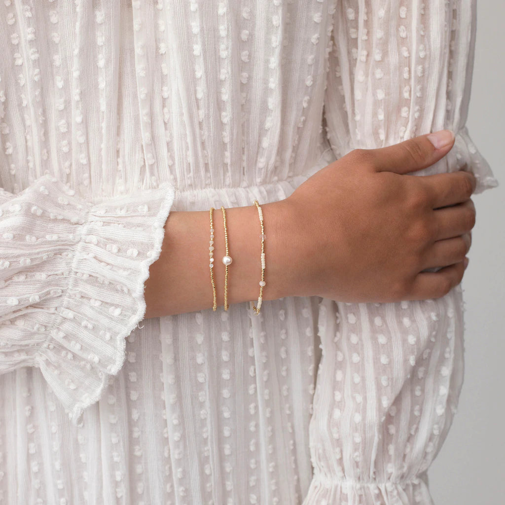 Pearly Bracelet, Gold Plated